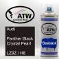 Preview: Audi, Panther Black Crystal Pearl, LZ9Z / H8: 400ml Sprühdose, von ATW Autoteile West.